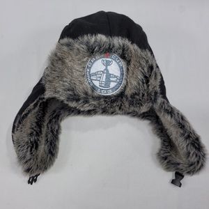 CFL Football 103rd Grey Cup Winter Aviator Faux Fur Hat